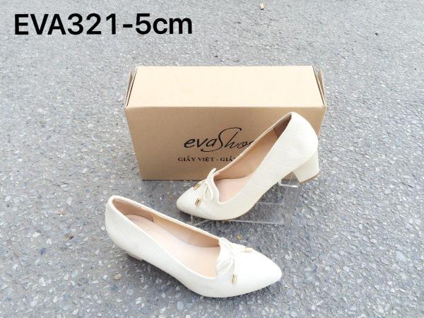 Giày 3cm gót vuông - EVA321