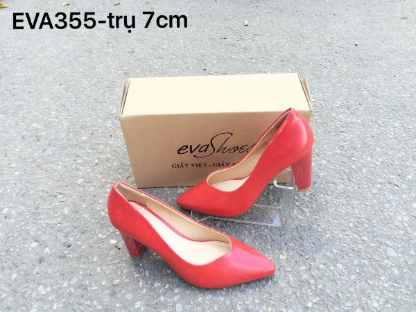 Giày gót vuông EVA355