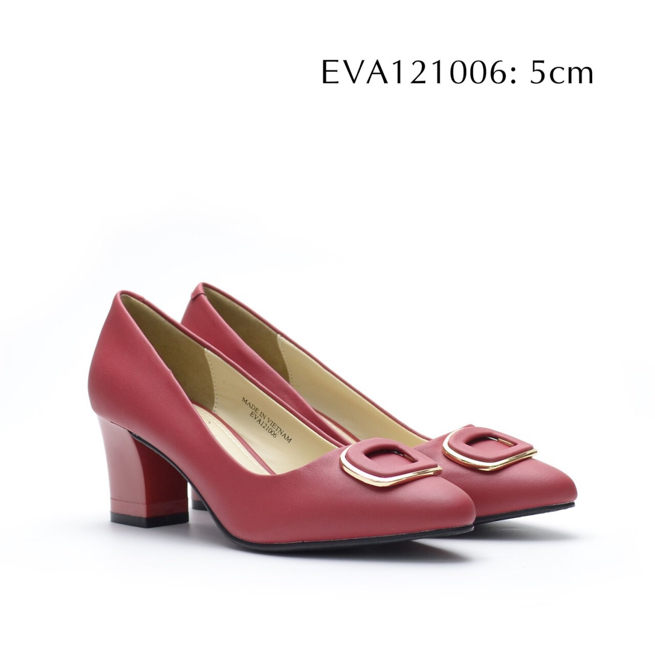 Giày công sở đế vuông EVA121006 kiểu dáng thời trang, sang trọng