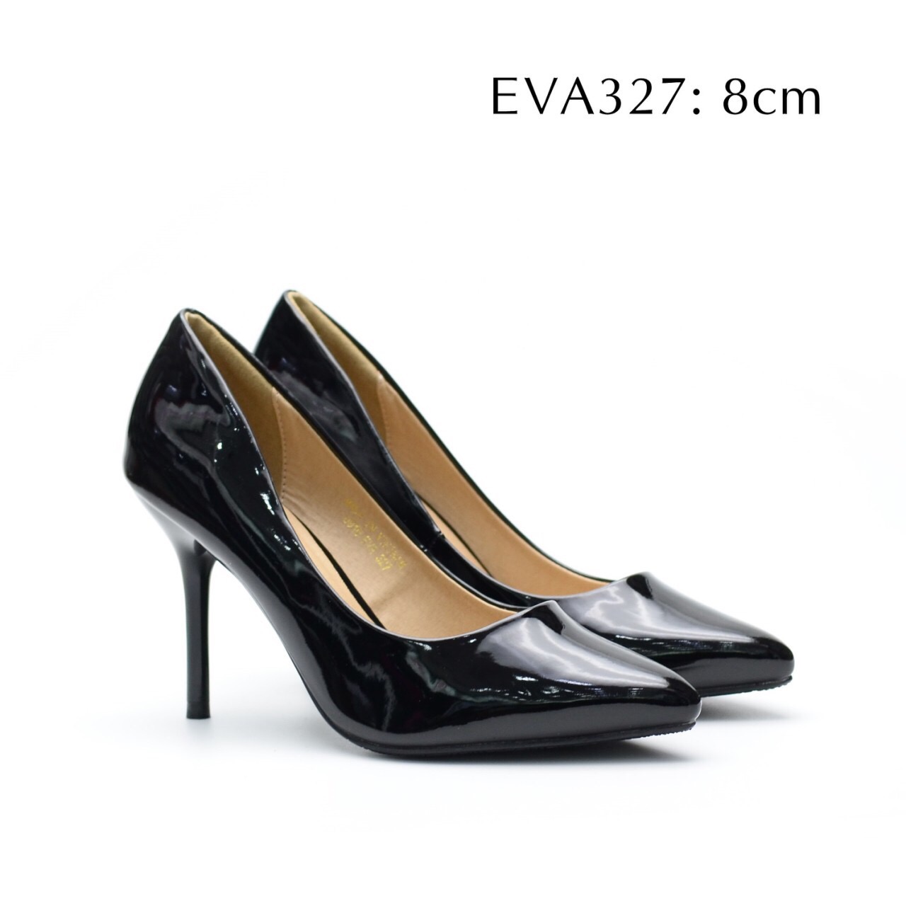 Giày bít mũi EVA327 thiết kế đơn giản da bóng sang trọng