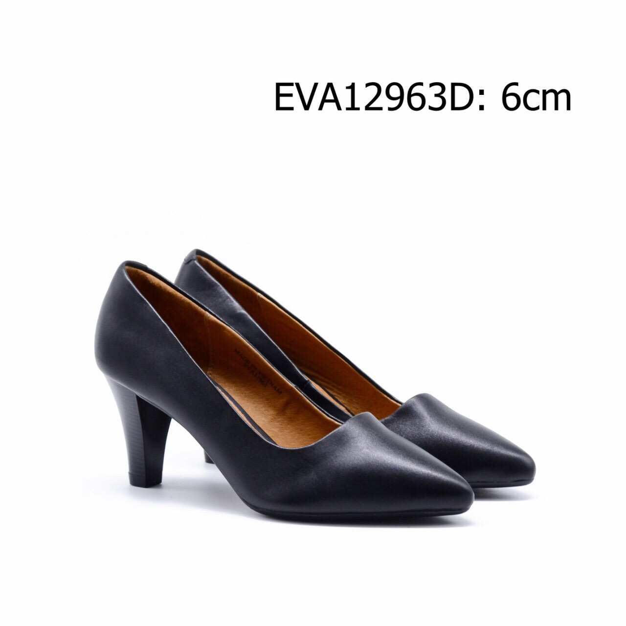 Giày cao gót da thật EVA12963D kiểu dáng thanh lịch, tôn dáng