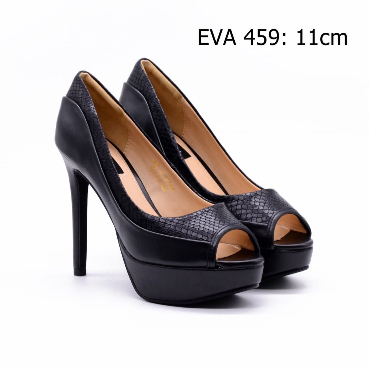 Giày cao gót đúp đế EVA459 kiểu dáng mới cao 11cm.